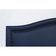 Cabeceira Queen Curva Luxo 160x60 Courino Azul - Tachas Fumê