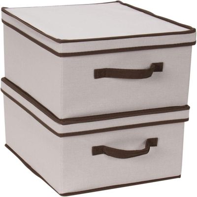 Caixa Organizadora Grande Porta Documentos Fotos Roupas Organizador Brinquedos Closet Armario