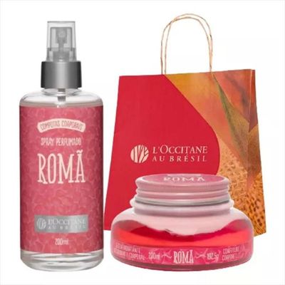 Kit L'occitane Romã Spray Perfumado + Hidratante Geleia