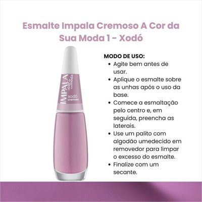 Impala Esmalte A Cor Da Moda Cremoso Xodo 7,5ml