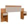 Cabeceira Extensiva Estofada Com 2 Mesas De Cabeceira Master Benetil Cinamomo-off White