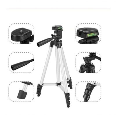 Tripé Universal Portátil Câmeras Celulares Ring Light 1.35M
