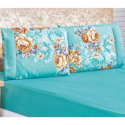 Jogo De Cama Micropercal 200 Fios Naturale Queen 03 Peças - Jasmine