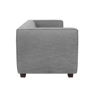 Sofá Namoradeira Amsterdam 1,40m Linho Cinza - Inova Decorações