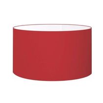 Cúpula Abajur Cilíndrica Cp-7024 ø50x25cm Bordô