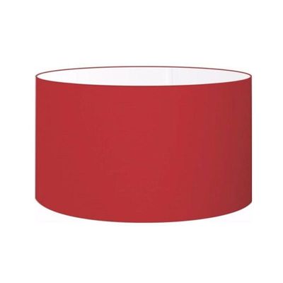 Cúpula Abajur Cilíndrica Cp-7024 ø50x25cm Bordô