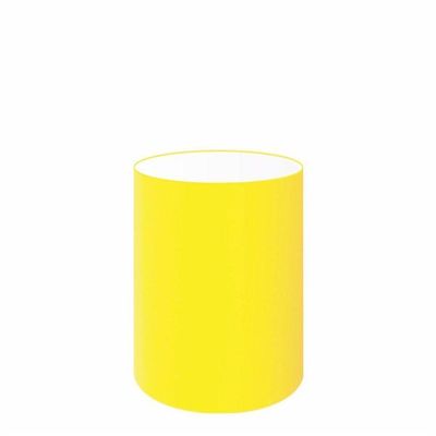 Cúpula Abajur Cilíndrica Cp-7003 ø15x20cm Amarelo