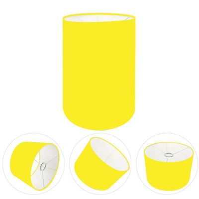 Cúpula Abajur Cilíndrica Cp-7003 ø15x20cm Amarelo