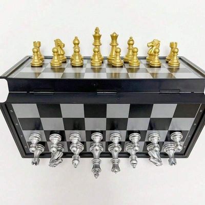 Tabuleiro De Xadrez Dobrável Magnético Educacional