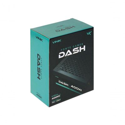 Fonte Gamer Dash 400w Preto - Vfg400wp