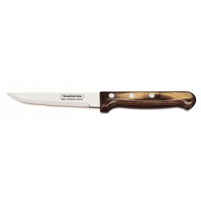 Faca De Churrasco Jumbo Tramontina 5 Polywood Castanho
