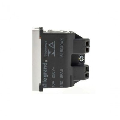 Tomada 2p+t 10a 250v B. Parafuso 1m Branca 615040bc