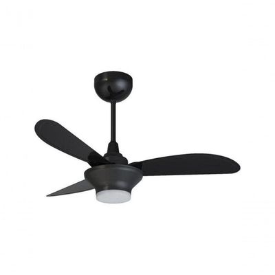 Ventilador De Teto Ventisol Mistral 3 Pás Preto Bivolt