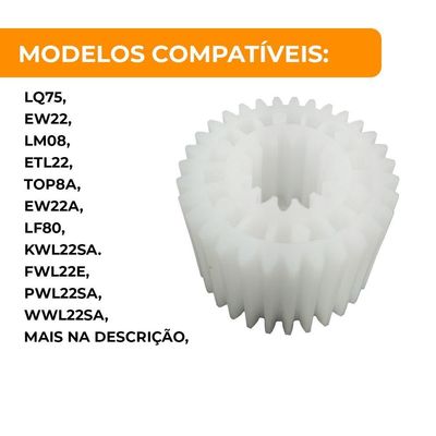 Engrenagem Do Cambio Lavadora Electrolux 6 A 12kg 7121110 - Alado
