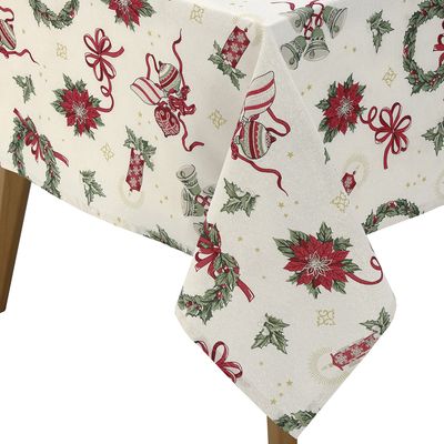 Toalha Mesa Retangular Celebra 160x240cm Natal 121 Dohler