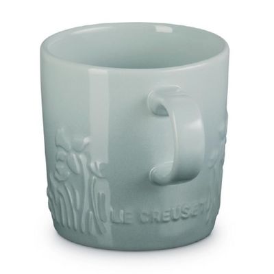 CANECA LE CREUSET JARDIN 350ML EM CERAMICA COM RELEVO SEA SALT 80042357170003