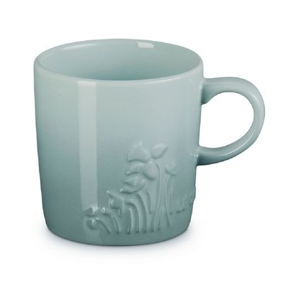 CANECA LE CREUSET JARDIN 350ML EM CERAMICA COM RELEVO SEA SALT 80042357170003