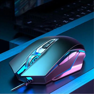 Mouse Gamer USB M220 - 4800 DPI - RGB - Preto - HP