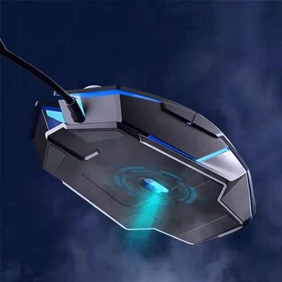 Mouse Gamer USB M220 - 4800 DPI - RGB - Preto - HP