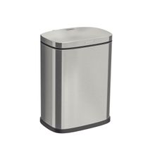 Lixeira Tramontina 3 Litros Tipo D em Aço Inox Scotch Brite