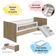 Cama Infantil Montessoriana Solteiro Aveiro Branco Completa Móveis
