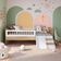 Cama Infantil Montessoriana Solteiro Aveiro Branco Completa Móveis
