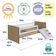 Cama Infantil Montessoriana Solteiro Aveiro Branco Completa Móveis