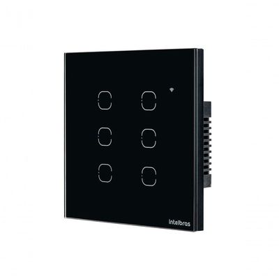 Interruptor Smart Touch Intelbras Wifi Preto