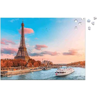 Quebra-Cabeça - 1000 peças - Torre Eiffel - Pais e Filhos