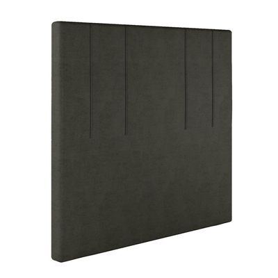 Cabeceira Estofada Solteiro 90 Cm Rubi Veludo Marrom