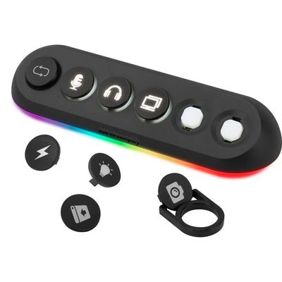 Hub 5 Portas Usb 3.0 Deck 5 Preto Streamplify