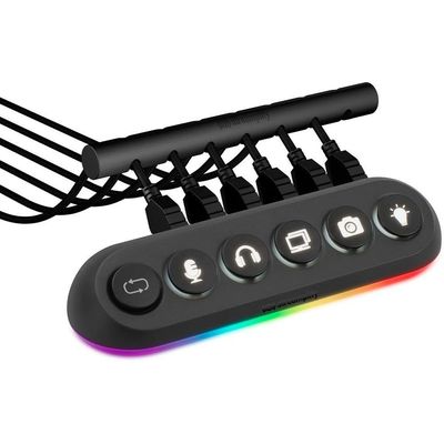 Hub 5 Portas Usb 3.0 Deck 5 Preto Streamplify