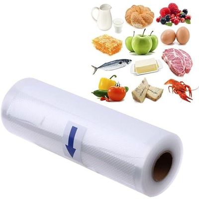 Rolo Bobina Saco Embalagem Seladora A Vacuo Ranhuras 15 Cm X 5 Metros
