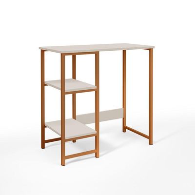 Bancada Gourmet Industrial Klm Store Bronze Com Off White