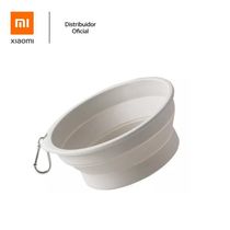 Recipiente Pet Dobravel Tam P Para Comida/Água Cinza