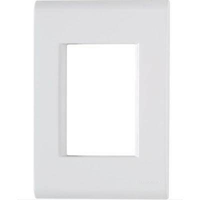 Kit 8 Placa 3 Postos Juntos 4x2 Tramontina Liz Branca