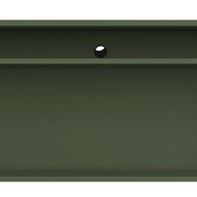 Rack Para Sala de Estar TV 75 Pol 4 Portas Brise Pés Industrial Dourado Alef I03 Musgo - Lyam Decor