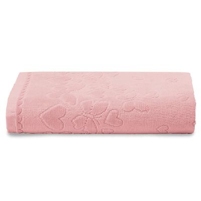 Toalha Rosto Romance 50x80cm Dohler Bege