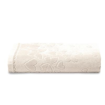 Toalha Rosto Romance 50x80cm Dohler Bege