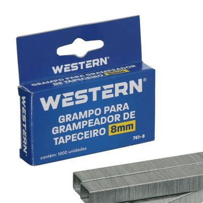 Grampo Para Grampeador Western 8 Mm