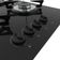 Cooktop Fogatti Fgt 4 Bocas Vidro Preto Flange Inox Bivolt