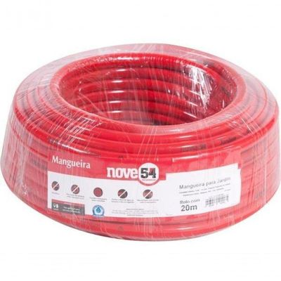 Mangueira Para Jardim 1-2" Vermelha Com 20 Metros - Nove54