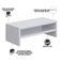 Kit 03 Suportes Stand Para Monitores Mesa Escritório Home Office Lap L03 Branco - Lyam Decor