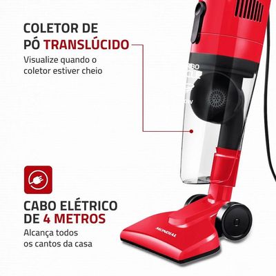 Aspirador De Pó Vertical Mondial Turbo Cycle AP36 1100W 110V