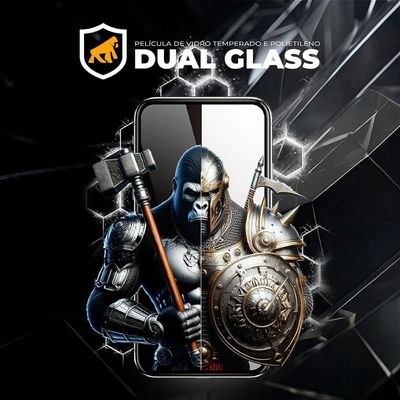 Película Para Iphone 15 Pro - Dual Glass Preta - Gshield