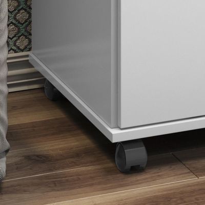 Cômoda Belle 4 Gavetas E 1 Porta Lukaliam Móveis Branco Branco