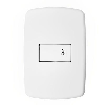 Interruptor Pulsante Para Campainha Com Placa 4x2 - Dc-8100-3 - Dicompel