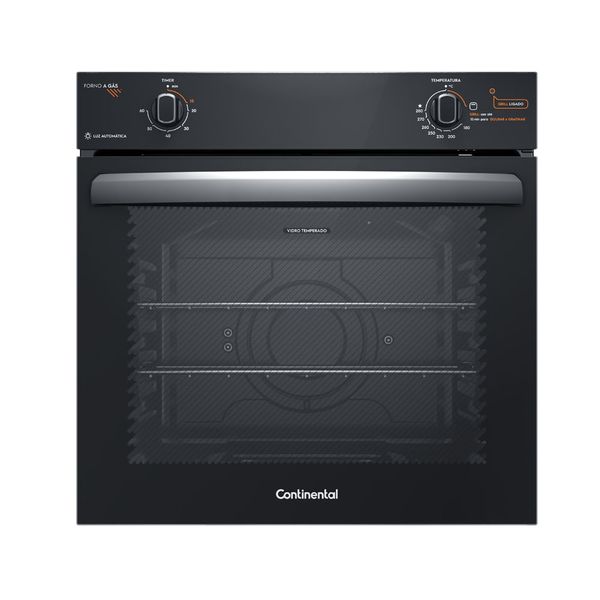Forno de Embutir a Gás Continental 80L com TOPLimpaFácil (OC8GM) 220V