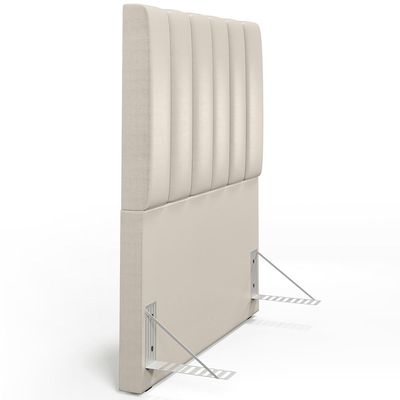 Cabeceira Cama Box Painel Solteiro 100 Cm Dália W01 Facto Pérola Metalizado - Lyam Decor