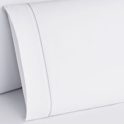 Jogo Cama Lençol Home Basic Casal 180 Fios c/ Ponto Palito 3 Peças - Branco